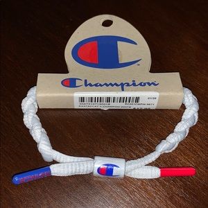 Rastaclat x Champion white rope sports bracelet